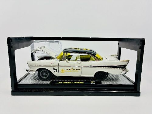 248 · CHEVROLET: A 1:24 scale by Weiland of the 1957 Chevrolet 210 Hardtop [Location: Sydney]