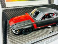 FORD MUSTANG: A 1:24 scale Ford Mustang Boss 302 'Black Edition' slot car by BRm with original packaging [Location: Sydney] - 3