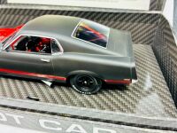 FORD MUSTANG: A 1:24 scale Ford Mustang Boss 302 'Black Edition' slot car by BRm with original packaging [Location: Sydney] - 5
