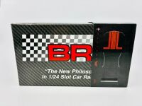 FORD MUSTANG: A 1:24 scale Ford Mustang Boss 302 'Black Edition' slot car by BRm with original packaging [Location: Sydney] - 7