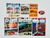 HOT RODS: A programme for the '1970 National Hot Rod, Dragster and Custom show' together with 3 issues of 'Cruzin' magazine and three Hot Wheels models [Location: Sydney]