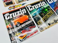 HOT RODS: A programme for the '1970 National Hot Rod, Dragster and Custom show' together with 3 issues of 'Cruzin' magazine and three Hot Wheels models [Location: Sydney] - 3