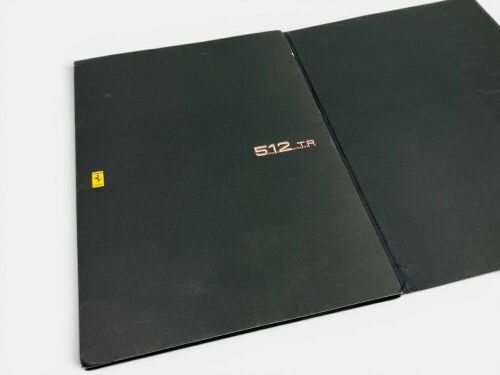 FERRARI: A Sales Brochure for a 512 TR, Italian/French/English text