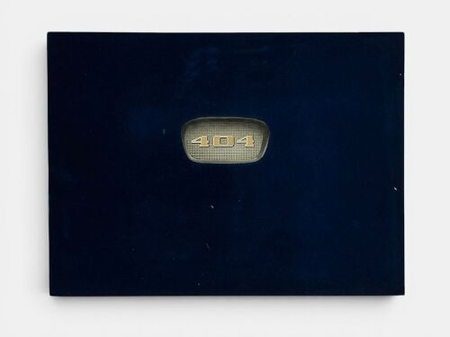 BRISTOL: An eight-page Sales Brochure for the 404 "Gentleman's Express", with blue felt covers
