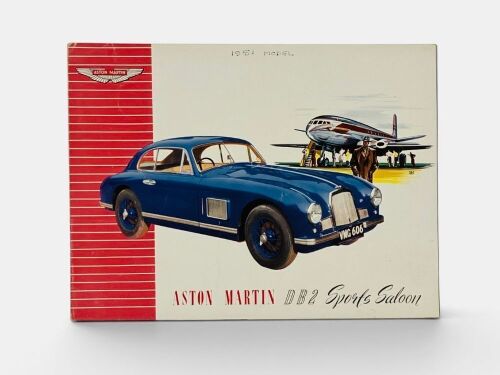 ASTON MARTIN: A four-page colour Sales Brochure for the 1951 DB2 Sports Saloon, Publication No. A.M.1011