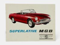M.G.: An eight-page colour Sales Brochure for the 1966 MGB published by The M.G. Car Company Ltd, Publication No. 2373/C.