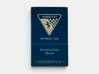 SWALLOW: An Instruction Book for the Doretti, 52 pages with plus 8-page fold out pages at rear titled "A few don&rsquo;t&rsquo;s for Beginners", wiring diagram, & chassis lubrication chart.