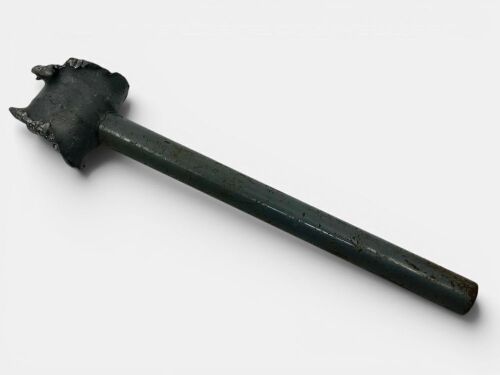 18 · HAMMER: A period led hammer with steel handle for knock-off hubs