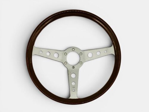 167 · MOMO STEERING WHEEL: An original Indy 350mm steering wheel with wooden rim