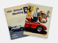 FERRARI: A pair of Ferrari Club of America Annual Meet event programmes for the 1978 event at Atlanta and the 1979 event at Elkhart Lake