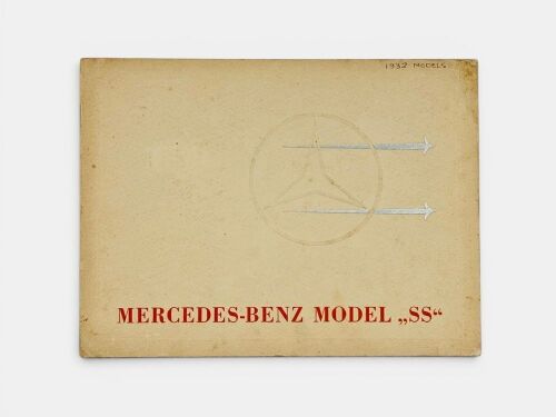 MERCEDES-BENZ: An eight-page colour Sales Brochure for the SS/SSK models, English text