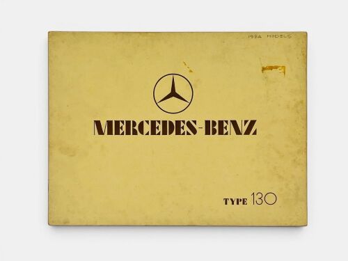 MERCEDES-BENZ: A 16-page colour Sales Brochure for the 1934 Type 130, English text