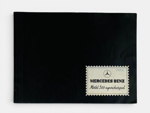 MERCEDES-BENZ: A 28-page colour Sales Brochure for the Type 500 with supercharger, English text