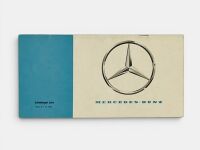 MERCEDES-BENZ: A 24-page colour booklet on the 1960 Passenger Car model range including 'Ponton', 'Fintail', 300D, 190SL and 300 SL models, English text.