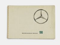 MERCEDES-BENZ: A 16-page spiral-bound Sales Brochure for the 190 'Ponton' model, English text