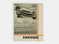 PANHARD: A four-page colour Sales Brochure for the 1935 D.S. Special, French text