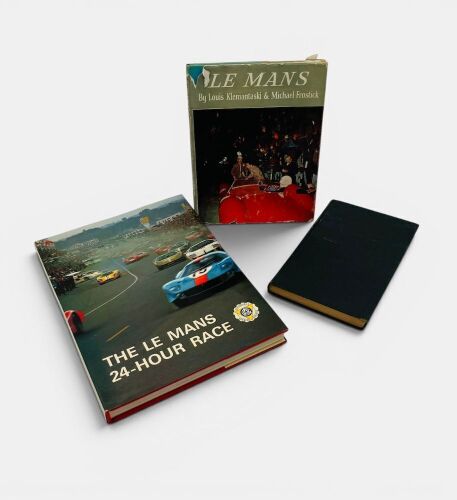 LE MANS: Three hardcover books relating to Le Mans