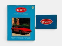 BUGATTI: A book and a magazine relating to Bugatti