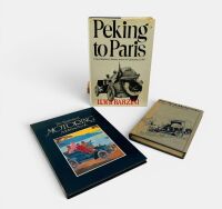 EARLY MOTORING: Three hardcover books related to early motoring