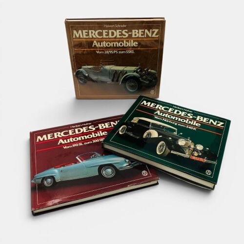 326 · MERCEDES-BENZ: Three hardcover books relating to Mercedes-Benz
