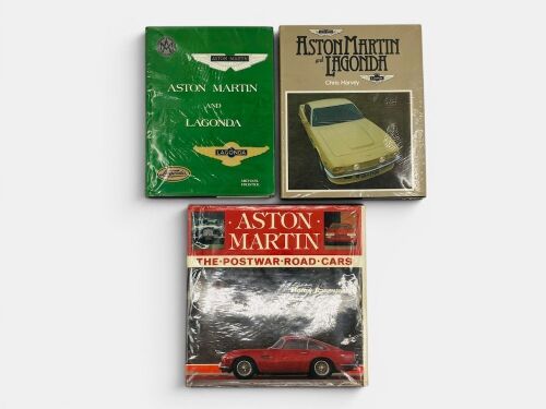 353 · ASTON MARTIN: Three hardcover books relating to Aston Martin