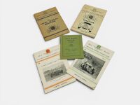 ASTON MARTIN: Two early Aston Martin Club bulletins and three Aston Martin registers