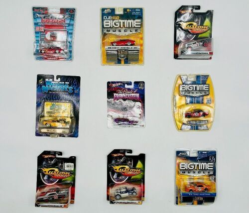 MUSCLE CARS: Nine 1:64 scale muscle cars from Hot Wheels, Jada and Maisto [Location: Sydney]