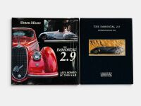 ALFA ROMEO: Two hardcover books relating to the 8C 2900