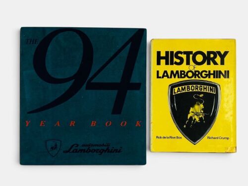 183 · LAMBORGHINI: Two hardcover books relating to Lamborghini