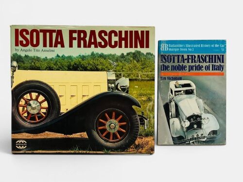 227 · ISOTTA-FRASCHINI: Two books relating to Isotta-Fraschini