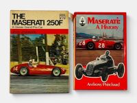 MASERATI: Two hardcover books relating to Maserati