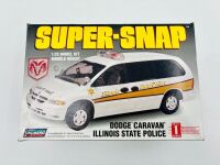 MODEL KITS: Three 1:24/1:25 scale model kits including a Dodge Caravan by Lindberg, a Ford Maverick Grabber by Motor Max and a Plymouth Prowler by Revell [Location: Sydney] - 2
