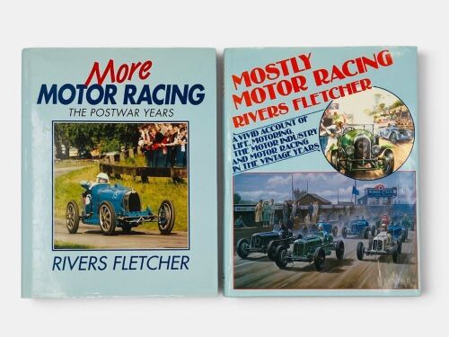 563 · A. F. RIVERS FLETCHER: A pair of hardcover autobiographies including "Mostly Motor Racing" and "More Motor Racing: The Post-War Years"