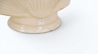 SHELL: A c1930s glass Shell petrol pump/bowser globe top, clam shell shape, comes with bracket for wall mounting - 4