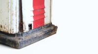 GILBARCO: A c1950s-1960s Gilbert & Barker Gilbarco Model CMS Petrol Bowser measures approx 180cm high - 21
