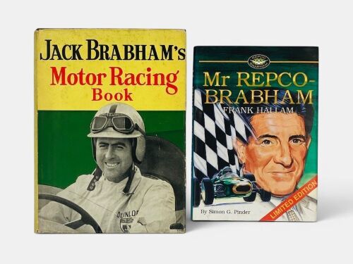 645 · BRABHAM: A pair of hardcover books, one signed