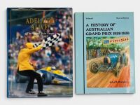 AUSTRALIAN GRAND PRIX: A pair of hardcover books