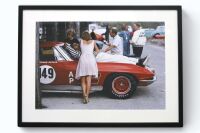 SLIM AARONS: A large colour photograph from the 1963 Bahamas Speed Week featuring a Corvette Stingray, framed