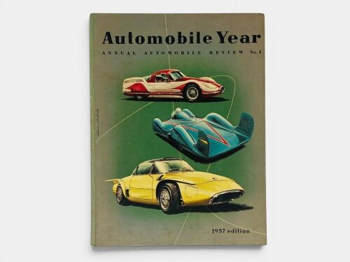 AUTOMOBILE YEAR: A rare copy of Volume 4 (1956-1957 Edition) in good condition.