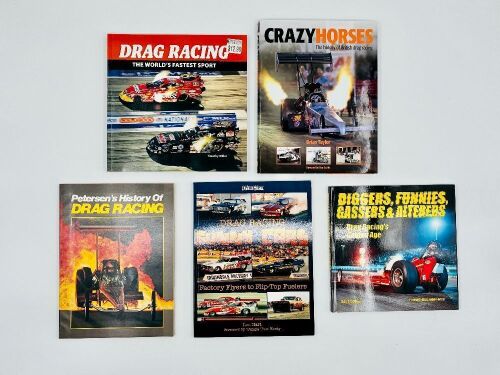 DRAG RACING: Five books featuring Drag racing [Location: Sydney]