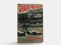 GRAND PRIX RACING FACTS & FIGURES 1894-1963: A hardcover book by George Monkhouse and Roland King-Farlow, signed by George Monkhouse to Kerry Manolas.