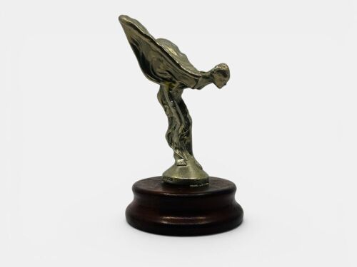 383 · ROLLS-ROYCE: A 'Flying Lady' mascot mounted on a timber base