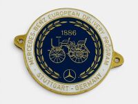 MERCEDES-BENZ: An original enamel Mercedes-Benz European Delivery Program badge