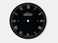 JAEGER: A British Jaeger painted clock face