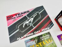 FORD MUSTANG: A group of Mustang items including a 1:26 scale GT350R by Gear Maxx, a 1:43 scale GT Convertible, a 1:68 scale Cobra II Racer and an issue of Classic American Magazine [Location: Sydney] - 3