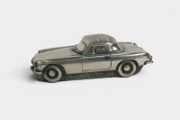 MGB: A pewter MGB model by Compulsion Gallery, 21cm long