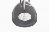 SPITFIRE: A Franklin Mint Spitfire MK1 model aircraft, mounted to stand on base, believed to be 1:48 scale, 15cm high overall - 3