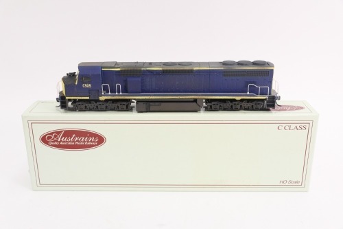 C CLASS: An Austrains HO Scale model of a C-Class C505 freight train, within box