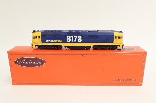 PACIFIC NATIONAL: An Austrains HO Scale Locomotive model of the 8178 Pacific National freight locomotive
