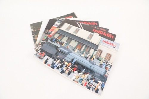 MARKLIN: A group of seven Marklin Models catalogues, late 1970s- late 1980s